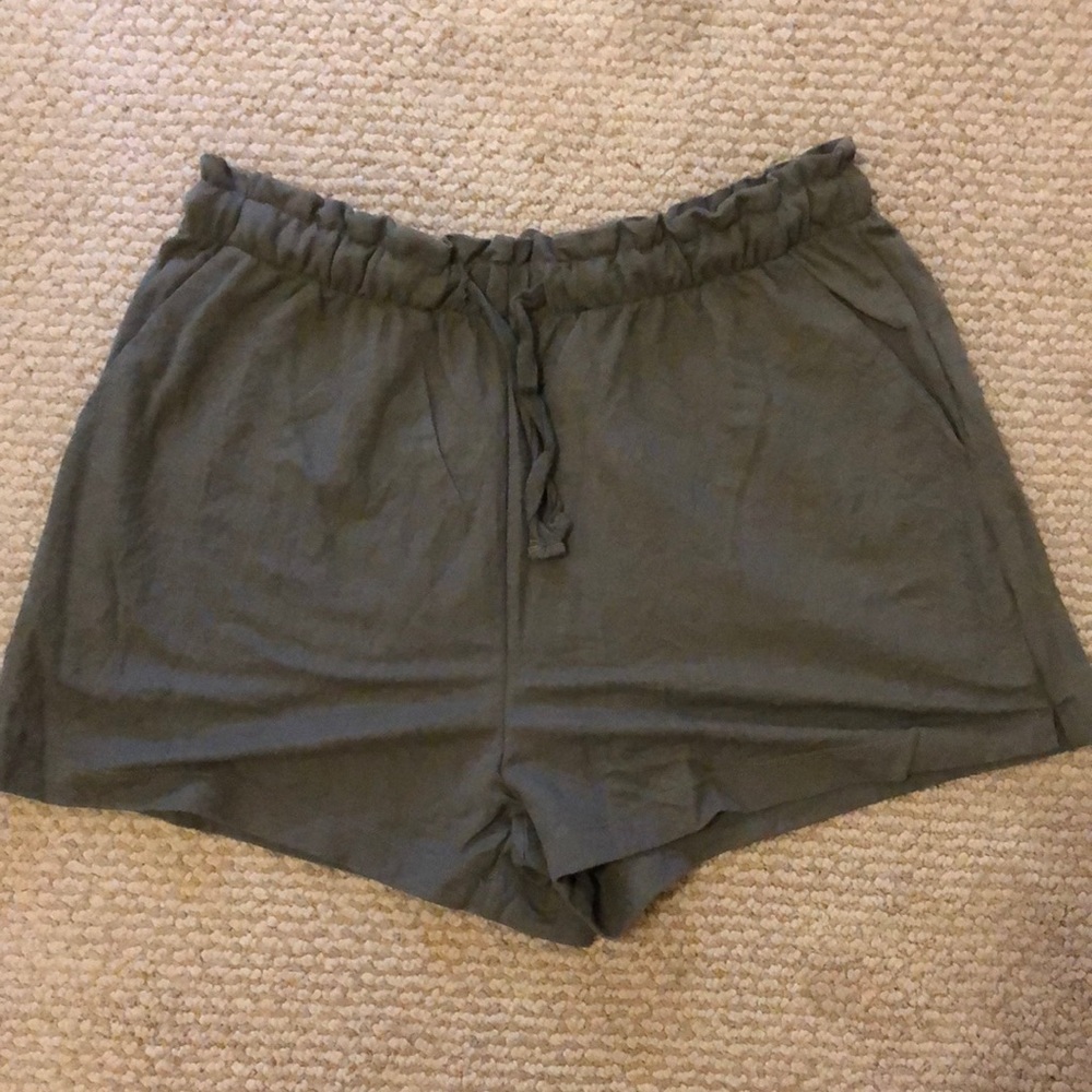 Green shorts. Size medium. Loose fit.